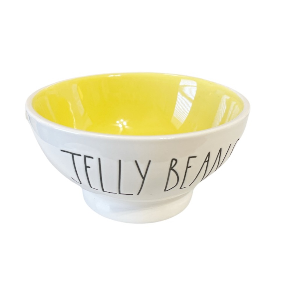 NEW Rae Dunn JELLY BEANS Pedestal Bowl